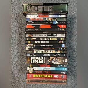 Collection of War Movie DVDs lot